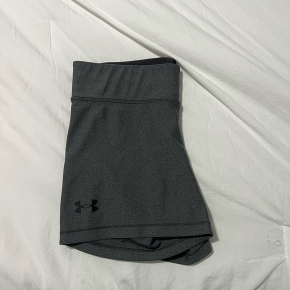 Under Armour Gray Spandex/Biker Shorts - Picture 1 of 5